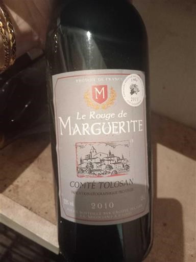 Sud-Ovest Comté tolosan Le Rouge de Marguerite 2010
