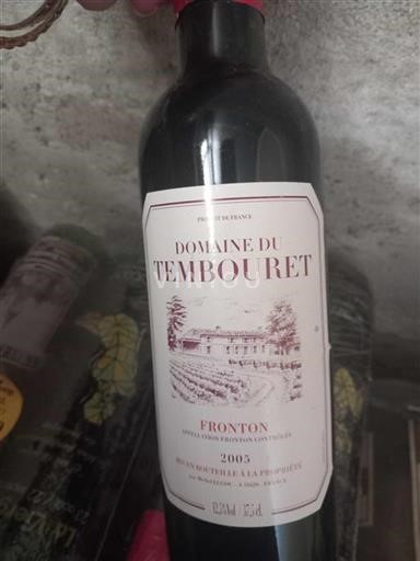 Zuidwest-Frankrijk Fronton Domaine Tembouret 2005