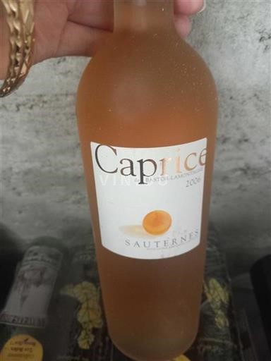 Bordeaux Sauternes Bastor-Lamontagne Caprice 2006