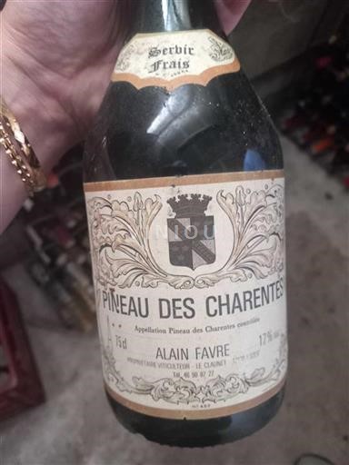 Poitou-Charentes Pineau-des-Charentes Alain Favre Không niên vụ