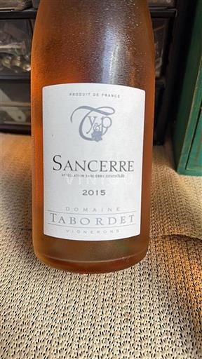 Loiretal Sancerre Domaine Tabordet 2015