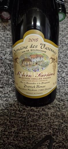 Borgonha Mâcon e mâcon-villages Domaine Des Varennes Sélection Vieilles Vignes 2018