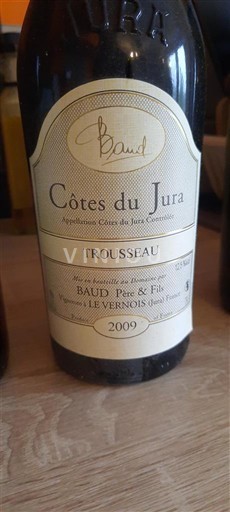 Jura Côtes-du-Jura Baud Père & Fils Trousseau 2009