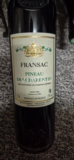 Poitou-Charentes Pineau-des-Charentes Fransac Không niên vụ