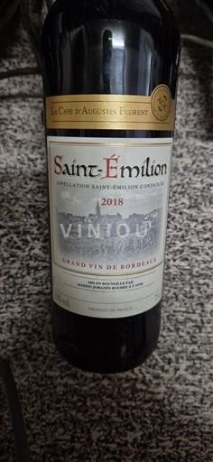 Bordeaux Saint-Émilion La Cave Augustin Florent 2018