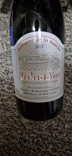 Beaujolais Moulin-à-vent Domaine La Ranche 2023