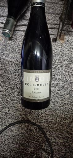 Rhône-dalen Côte-rôtie Yves Cuilleron Bassenon 2012