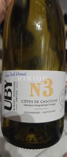 Sudoeste Côtes de Gascogne Domaine UBY N°3 2024