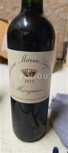 Bordeaux Margaux Château Marsac Séguineau 2010