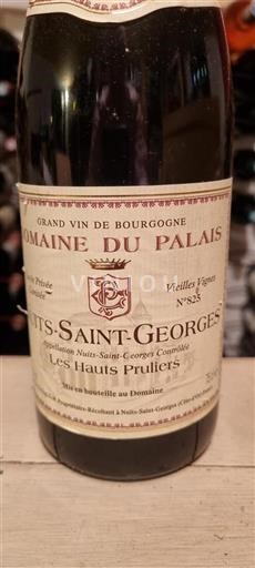 Burgundi Nuits-saint-georges Domaine Palais Les Hauts Pruliers 2018