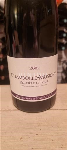 Bourgogne Chambolle-Musigny Domaine Anne et Hervé Sigaut Derrière le Four 2018