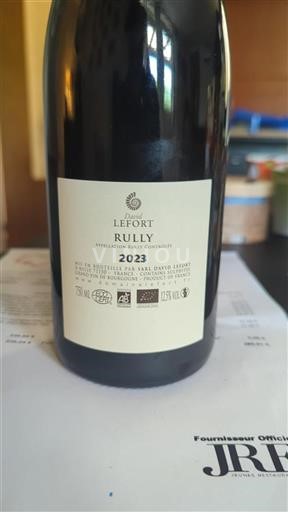 Burgundsko Rully David Lefort 2023
