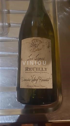 Vin Rouge sec Les Lignis Valéry Renaudat 2018 France Vallée de la Loire Reuilly AOC