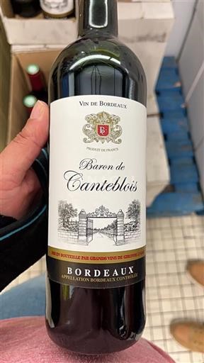 Burdeos Bordeaux Baron de Canteblois 2018