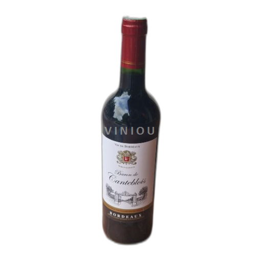 Vin Rouge sec Baron de Canteblois 2018 France Bordeaux AOC