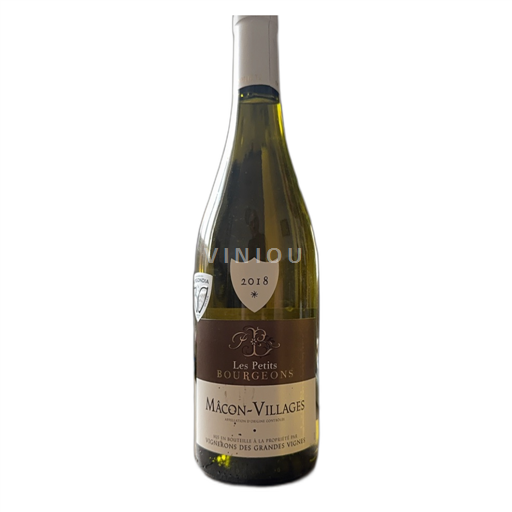 Vin Blanc sec Les Petits Bourgeons Vignerons des Grandes Vignes 2018 France Bourgogne Mâcon et mâcon-villages AOC