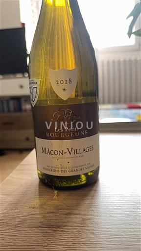 Borgoña Mâcon y Mâcon-villages Vignerons des Grandes Vignes Les Petits Bourgeons 2018