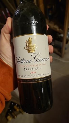 Bordeaux Margaux Grand Cru Château Giscours 2008