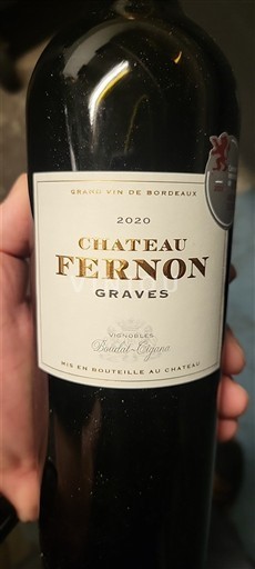 Bordéus Graves Château Fernon 2020