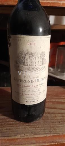 Bordéus Bordeaux Superior Château Lavergne-Dulong 2001