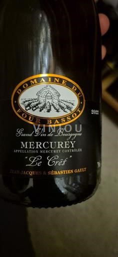 Burgund Mercurey Domaine Four Bassot Le Crêt 2022