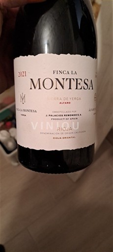 Vinhos Rouge sec Finca La Montesa 2021 Espanha La Rioja Rioja DO