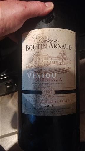Bordeaux Château Boutin Arnaud 2014