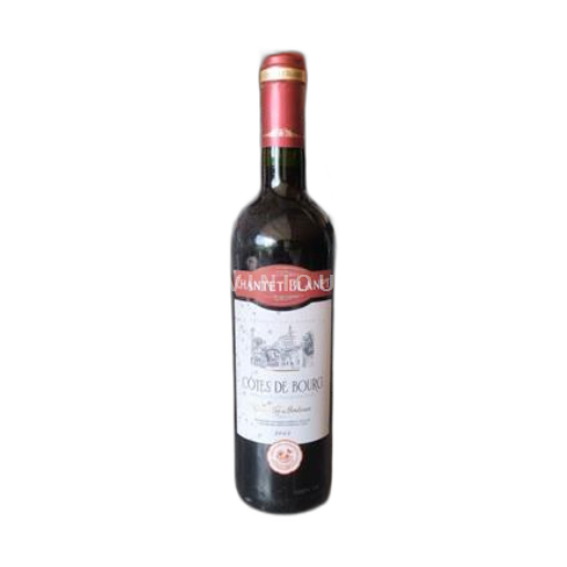 Vin Rouge sec Chantet Blanet 2022 France Bordeaux Côtes-de-bourg AOC