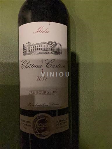 Bordeaux Médoc Cru Bourgeois Château Castera 2011