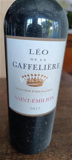Vin Rouge sec Sélection d'Excellence Léo de la Gaffelière 2017 France Bordeaux Saint-Émilion AOC