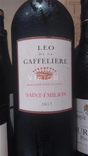 Bordeaux Saint-Émilion Léo de la Gaffelière Sélection d'Excellence 2017