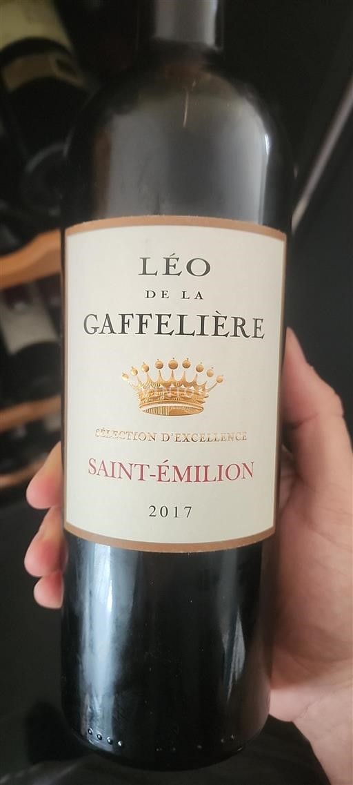 Bordeaux Saint-Émilion Léo de la Gaffelière Sélection d'Excellence 2017