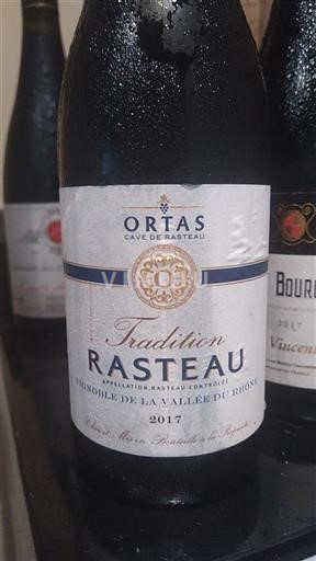 Rhône Valley Rasteau Ortas Cave de Rasteau Tradition 2017