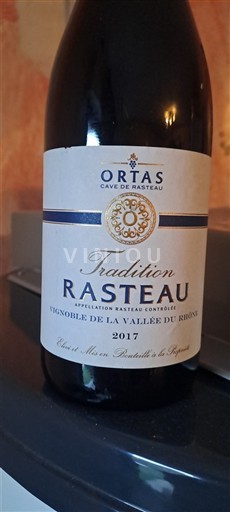 Údolí Rhôny Rasteau Ortas Cave de Rasteau Tradition 2017