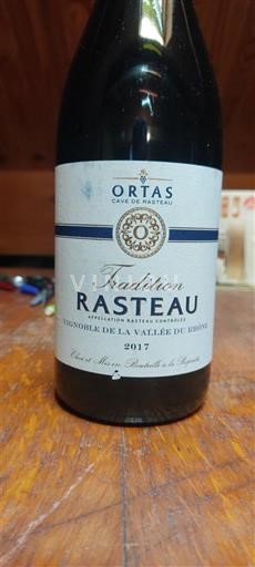 Rhônen laakso Rasteau Ortas Cave de Rasteau Tradition 2017