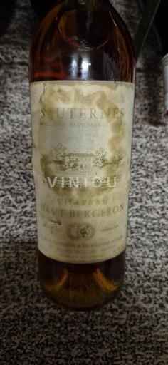 Bordeaux Sauternes Château Haut-Bergeron Senza annata