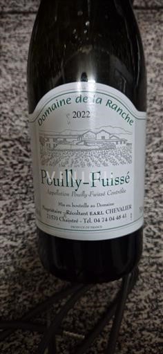Borgonha Pouilly-fuissé Domaine La Ranche 2022