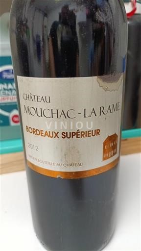 Burdeos Bordeaux superior Château Mouchac-La Rame 2012