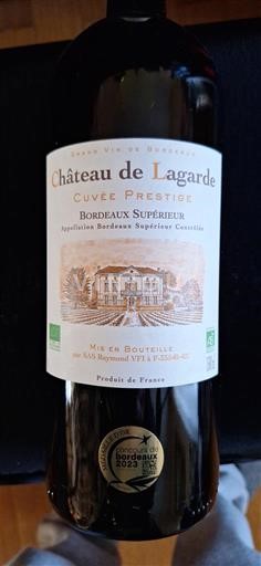 Bordeaux Bordeaux superiore Château Lagarde Prestige 2021