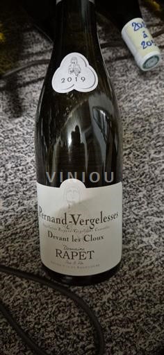 Burgund Pernand-Vergelesses Domaine Rapet Devant les Cloux 2019