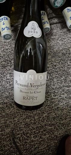 Burgund Pernand-Vergelesses Domaine Rapet Devant les Cloux 2020