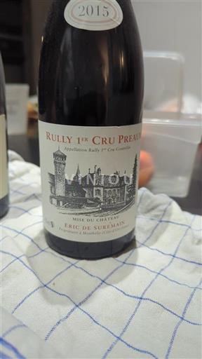 Borgoña No especificado Premier Cru Eric de Suremain Preaux 2015
