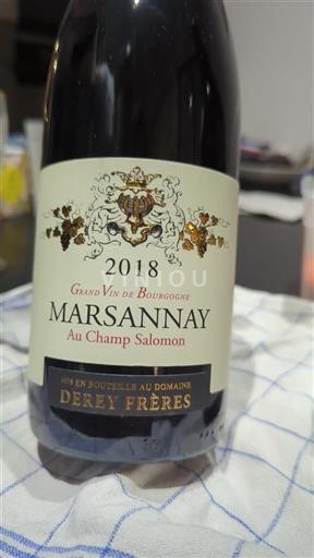Burgundi Marsannay Derey Frères Au Champ Salomon 2018