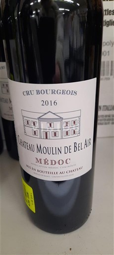Bordeaux Médoc Cru Bourgeois Château Moulin de Bel-Air 2016