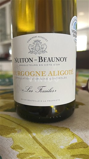 Bourgogne Bourgogne Aligoté Nuiton-Beaunoy Les Fossiles 2023