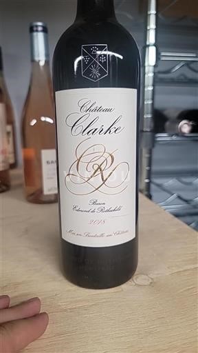 Bordeaux Listrac-Médoc Château Clarke Baron Edmond de Rothschild 2018