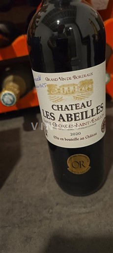 Bordéus Saint-Georges-Saint-Émilion Château Les Abeilles 2020