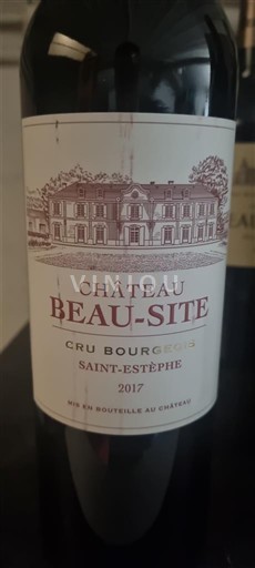 Burdeos Saint-Estèphe Cru Bourgeois Château Beau-Site 2017
