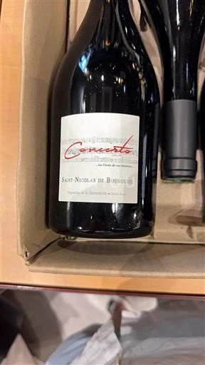 Loirevallei Saint-Nicolas-De-Bourgueil Vignoble de la Jarnoterie Concerto Niet-geïntegreerd