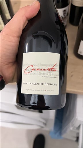 Loire Valley Saint-Nicolas-De-Bourgueil Vignoble de la Jarnoterie Concerto Non-Vintage